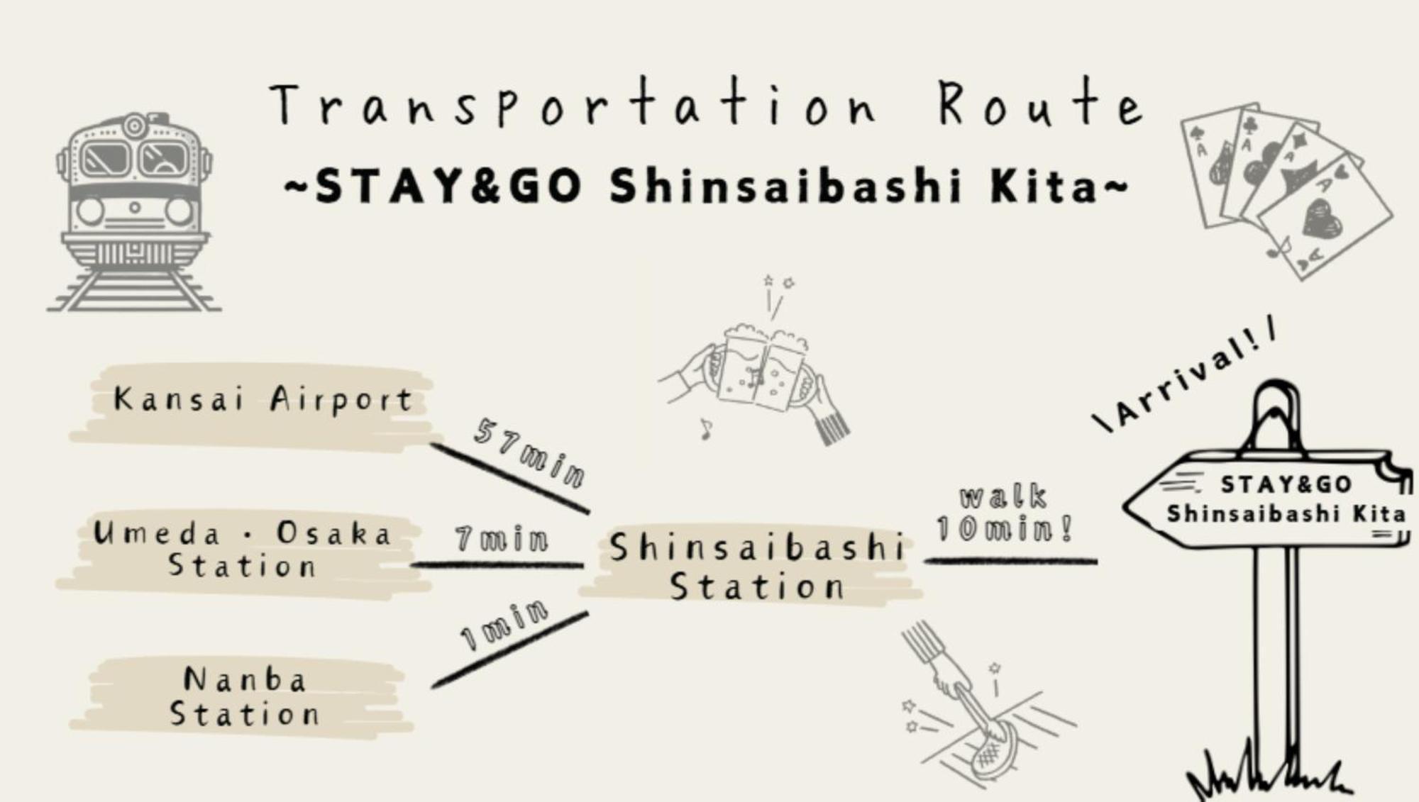 Appartamento & Go Shinsaibashi-kita *